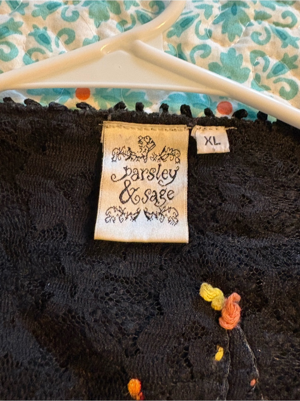 Parsley and Sage VERY Unique Cardigan XL - Picture 3 of 11